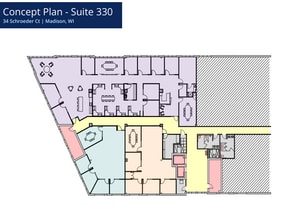 34 Schroeder Ct, Madison, WI à louer Plan d’étage– Image 2 sur 2