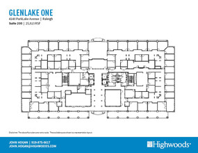 4140 Parklake Ave, Raleigh, NC à louer Plan d’étage– Image 1 sur 1