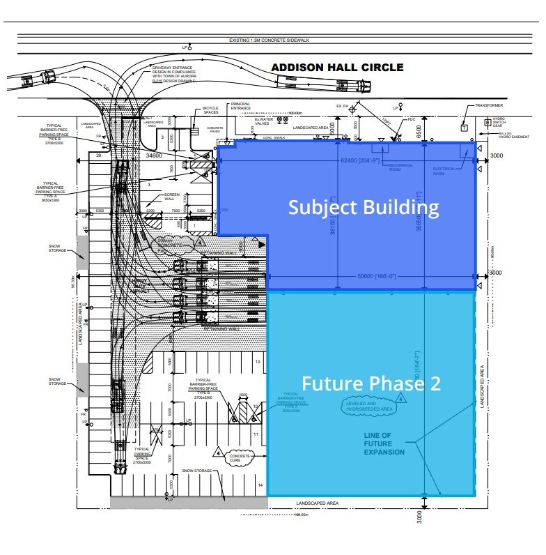 310 Addison Hall Cir, Aurora, ON à louer Plan de site– Image 1 sur 2