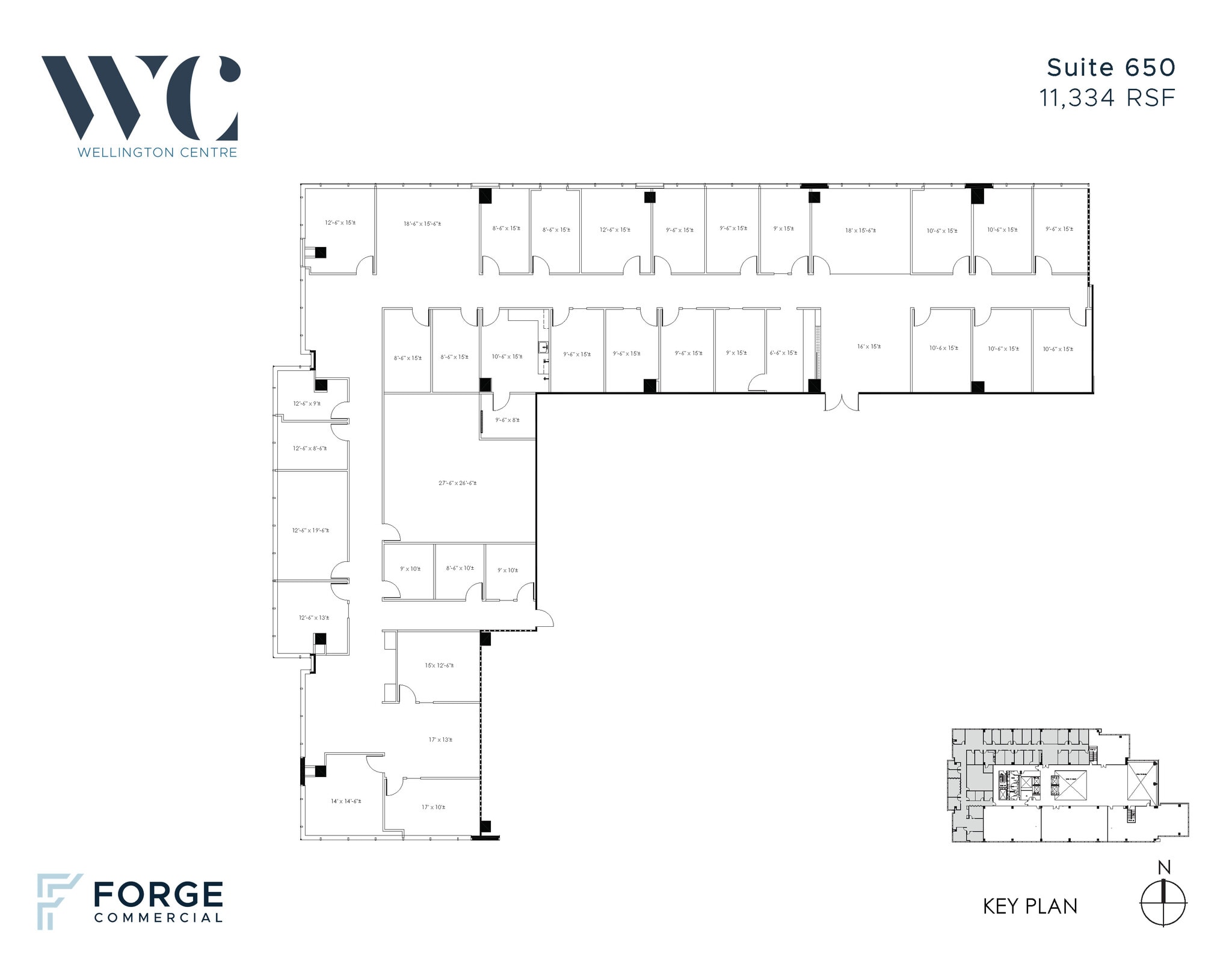 14643 N Dallas Pky, Dallas, TX à louer Plan d’étage– Image 1 sur 1