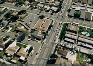 118 N State College Blvd, Fullerton, CA - Vue aérienne vue de carte