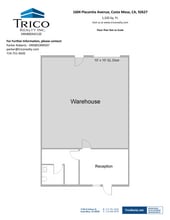 1602-1618 Placentia Ave, Costa Mesa, CA à louer Plan d’étage– Image 1 sur 1