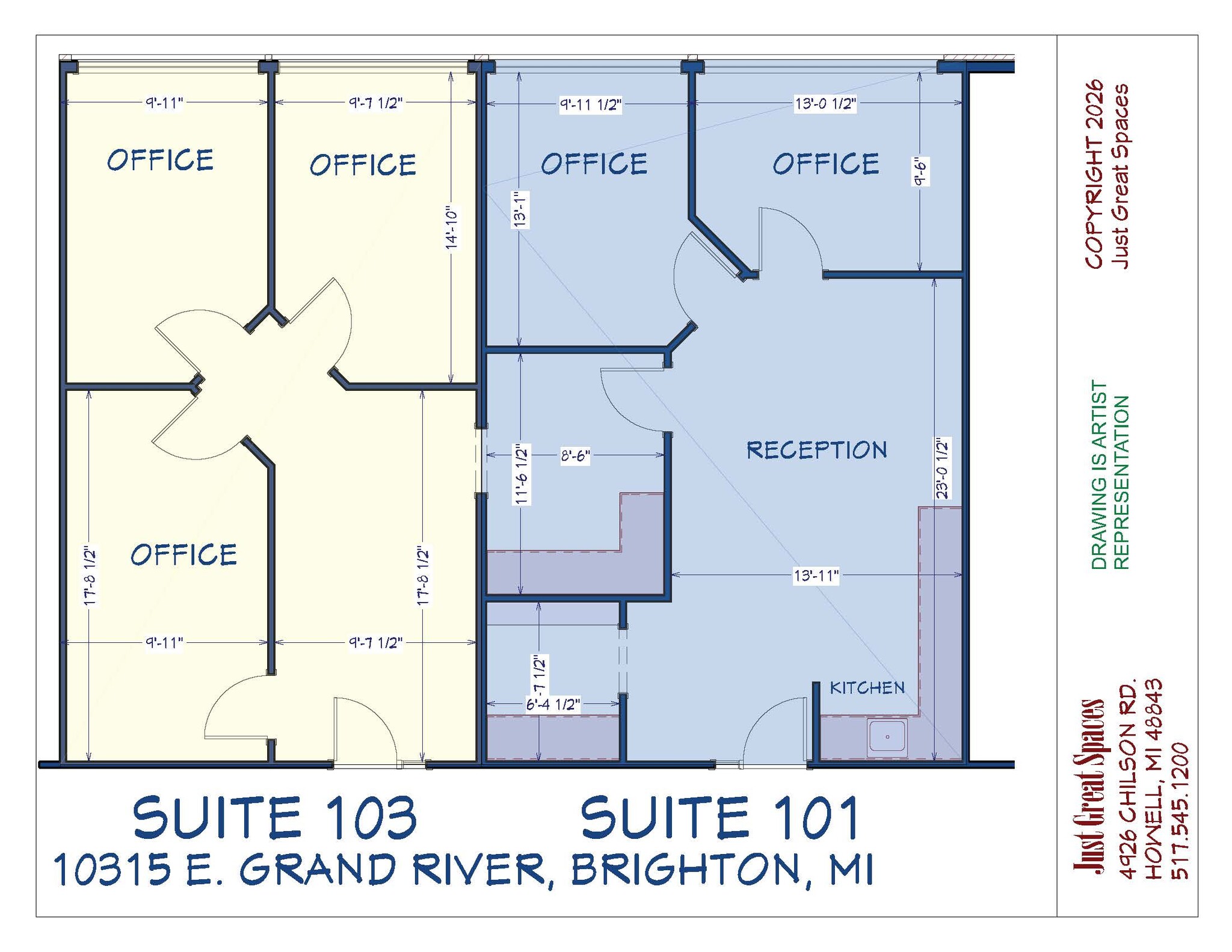 10315 E Grand River Ave, Brighton, MI à louer Photo intérieure– Image 1 sur 8