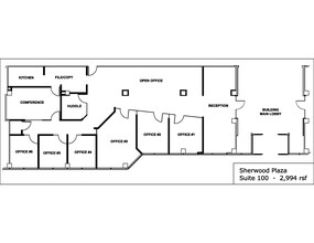 9990 Fairfax Blvd, Fairfax, VA à louer Plan d’étage– Image 1 sur 1