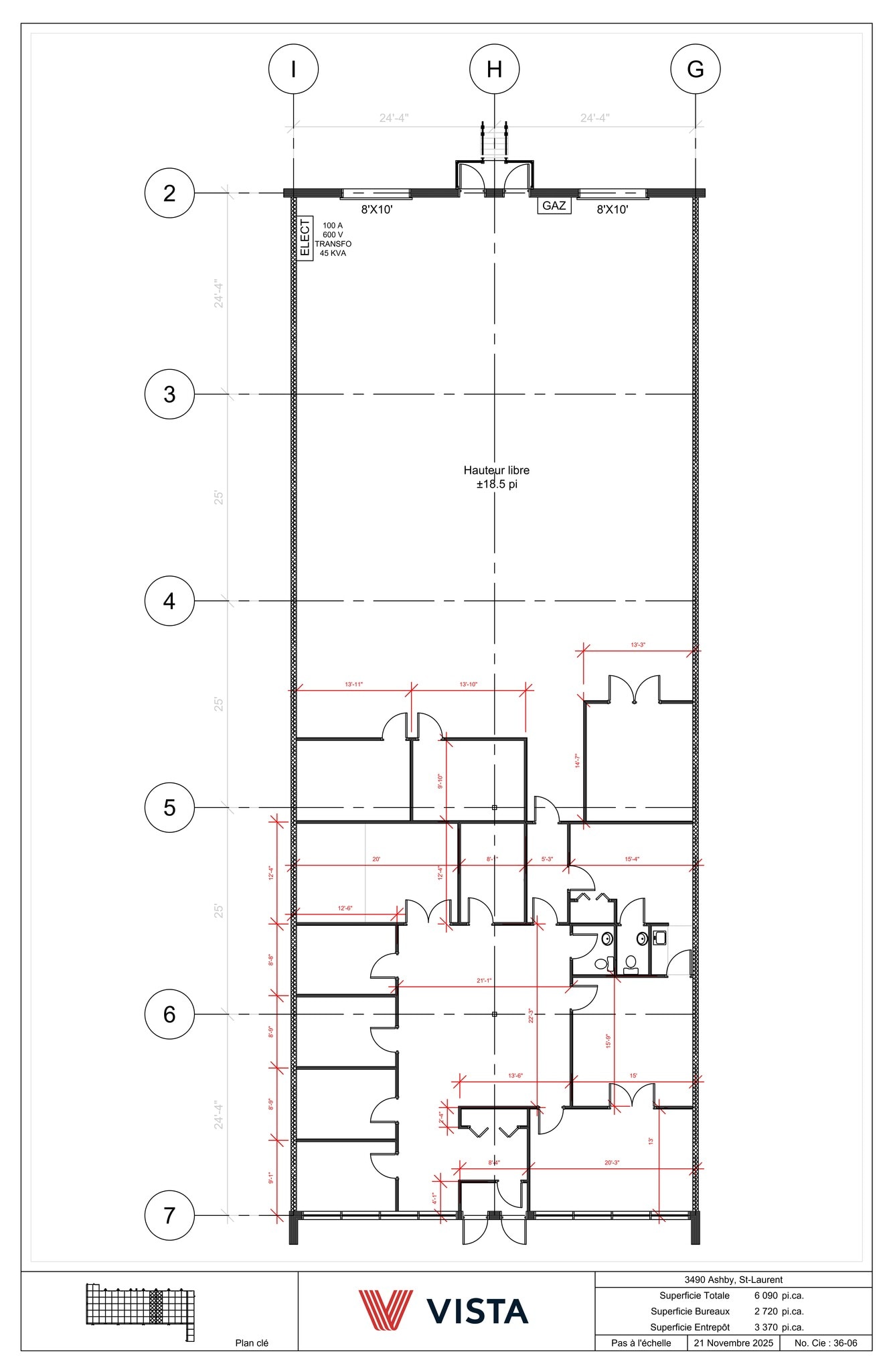 3440-3560 Rue Ashby, Montréal, QC à louer Plan de site– Image 1 sur 1