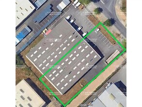 Nantes, LA - Vue aérienne  vue de carte