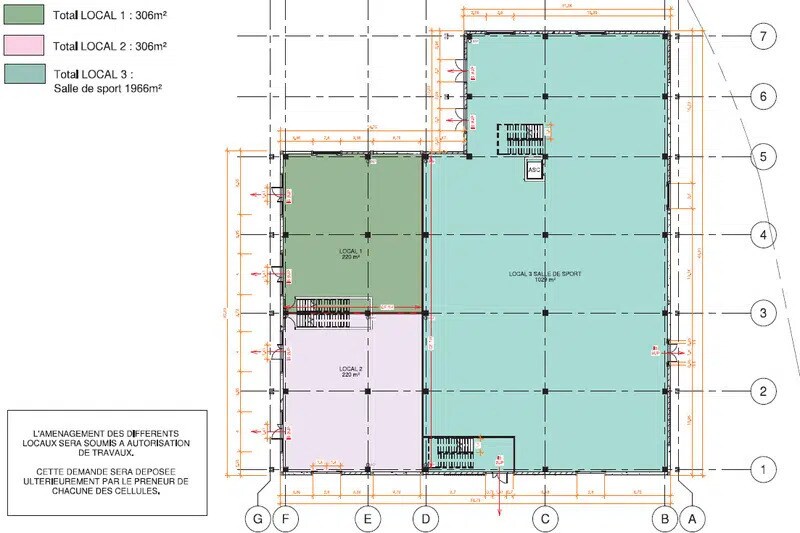 1070 Rue Georges Méliès, Montpellier à louer - Plan d’étage – Image 2 sur 7