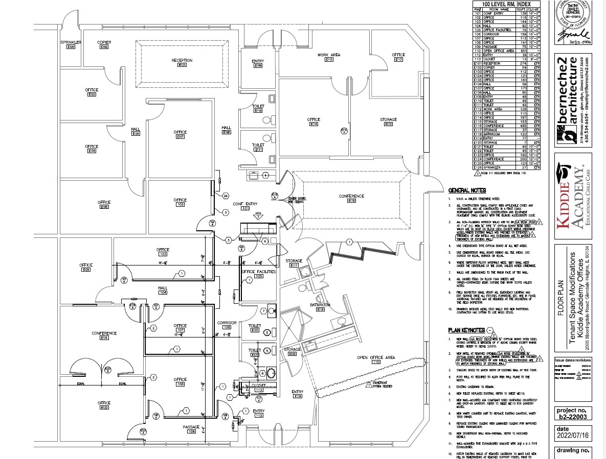 2005 Bloomingdale Rd, Glendale Heights, IL 60139 - Lot G -  - Plan d’étage - Image 1 of 5