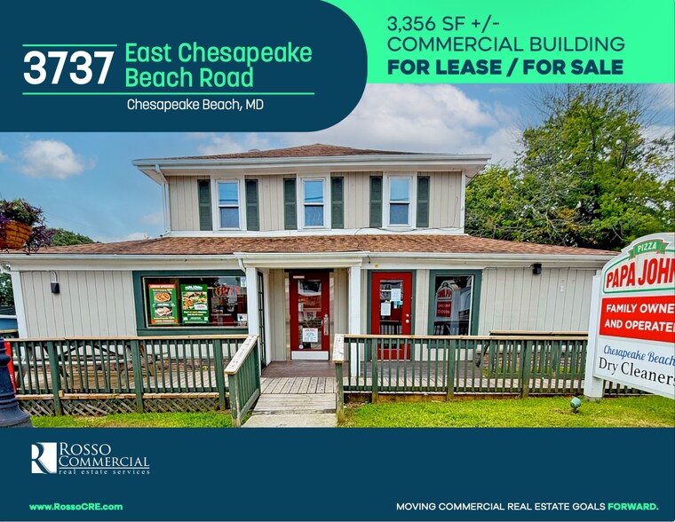 3737 Chesapeake Beach Rd, Chesapeake Beach, MD à vendre - Photo de l’immeuble – Image 1 sur 9