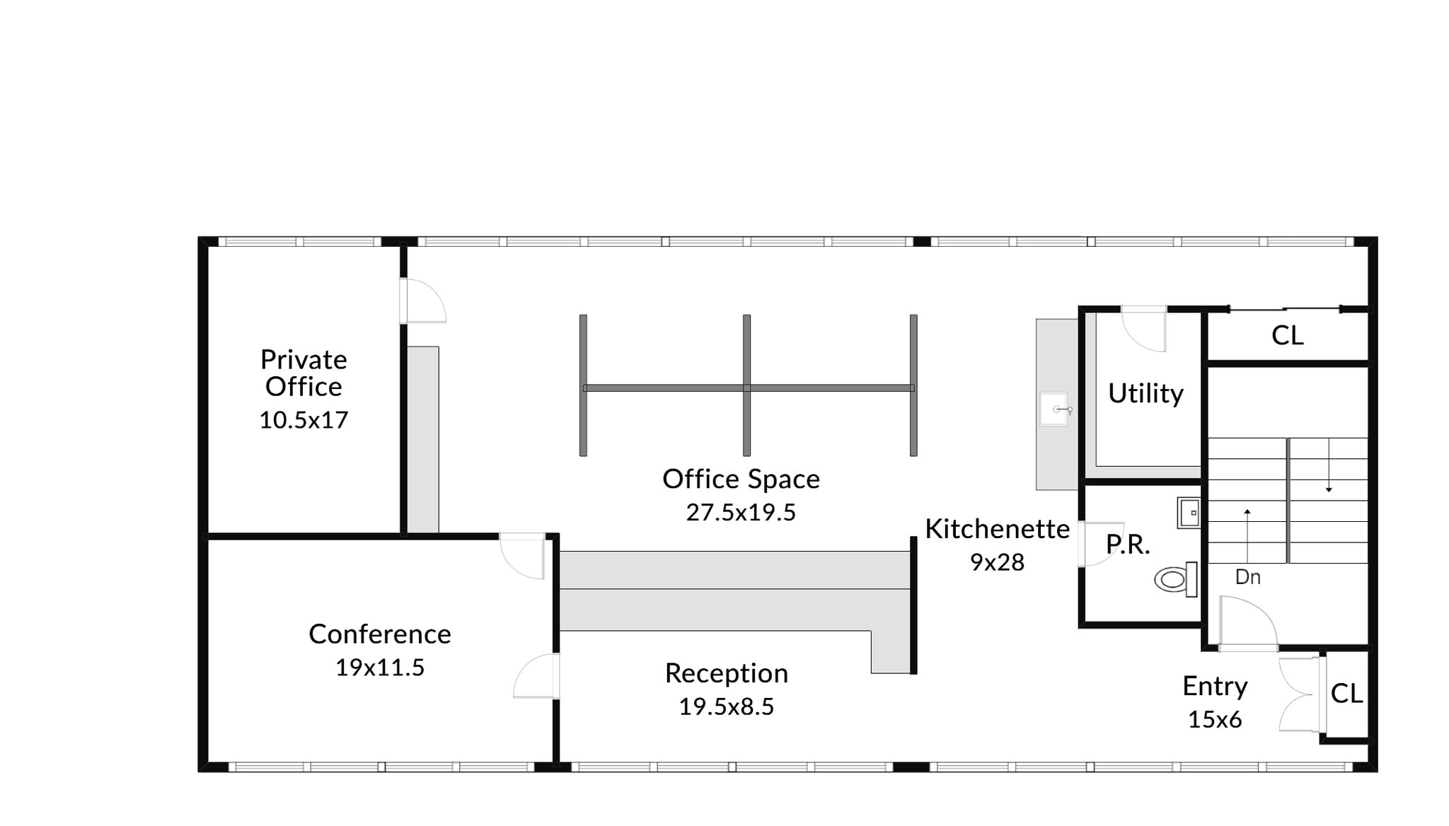 215 Elm St, New Canaan, CT à louer Plan d’étage– Image 1 sur 20