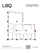 2 Lansing Sq, Toronto, ON à louer Plan d’étage– Image 1 sur 1