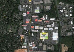 1916-1930 Sardis Rd N, Charlotte, NC - Vue aérienne vue de carte