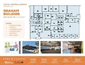 3110 N Central Ave, Phoenix, AZ à louer Plan d’étage– Image 1 sur 1