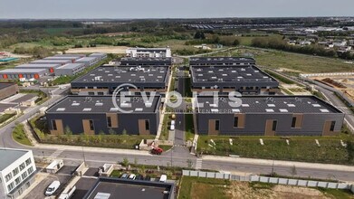 Chalifert - Vue aérienne vue de carte