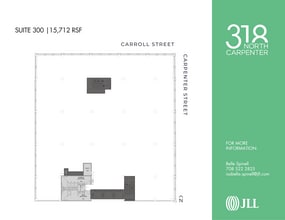 318 N Carpenter St, Chicago, IL à louer Plan d’étage– Image 2 sur 2