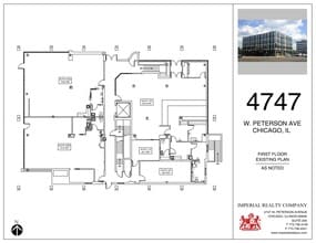 4747 W Peterson Ave, Chicago, IL à louer Plan de site– Image 1 sur 8