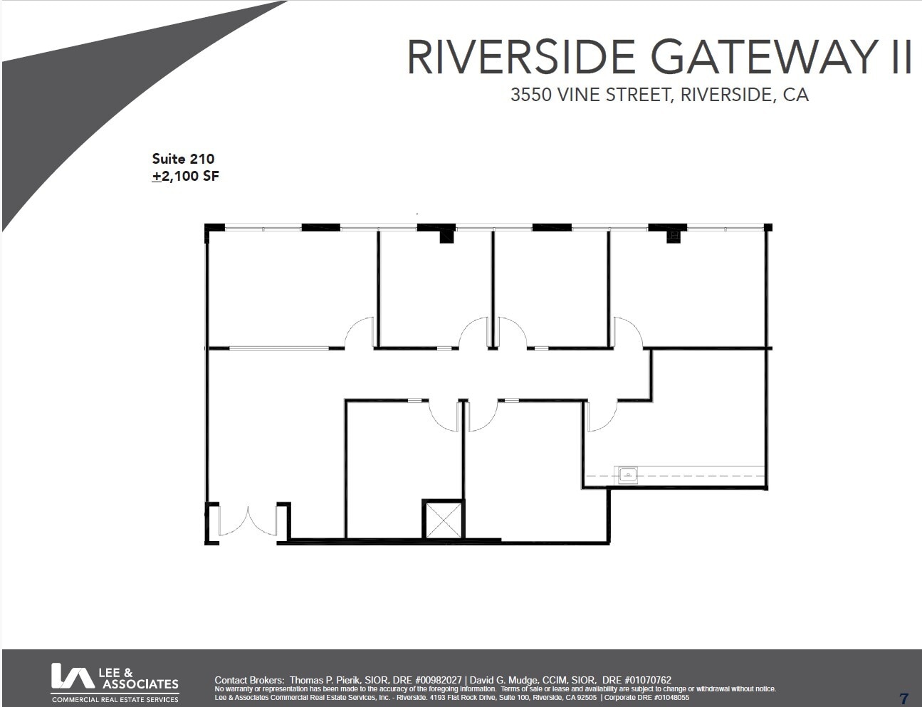 3480 Vine St, Riverside, CA à louer Plan d’étage– Image 1 sur 1