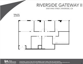 3480 Vine St, Riverside, CA à louer Plan d’étage– Image 1 sur 1