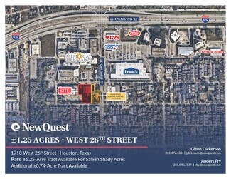 Plus de détails pour 1718 W 26th St, Houston, TX - Terrain à vendre