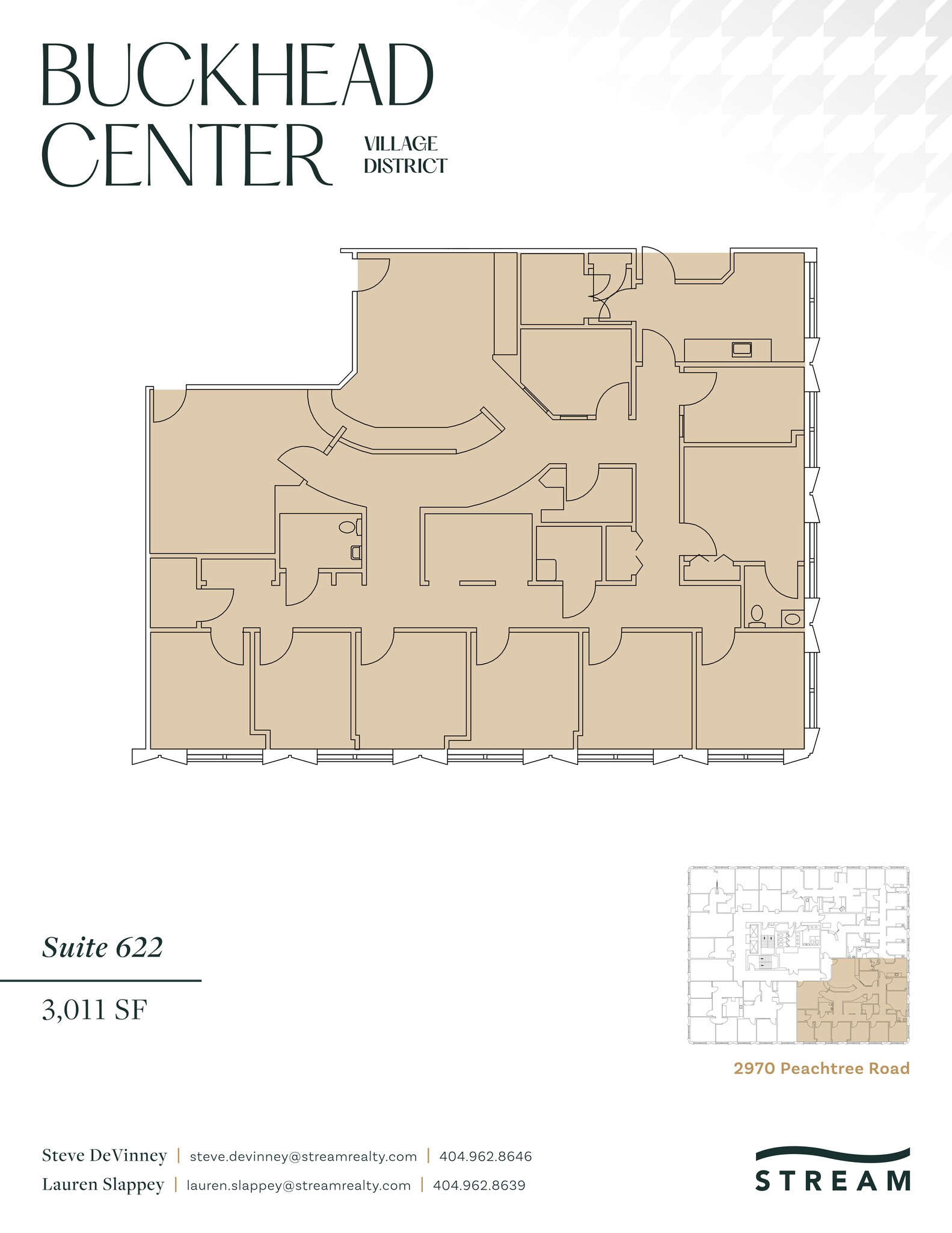 2970 Peachtree Rd NW, Atlanta, GA à louer Plan de site– Image 1 sur 1