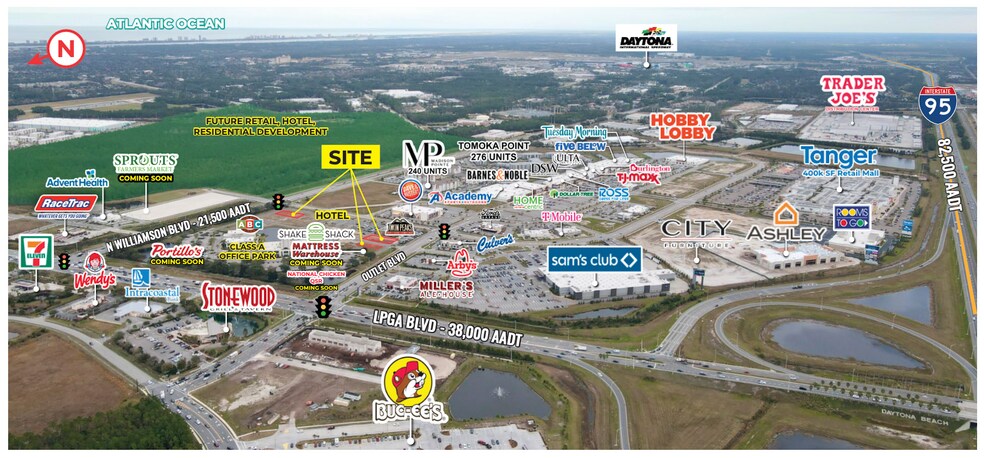 1540 Cornerstone Blvd, Daytona Beach, FL à louer - Aérien – Image 2 sur 3