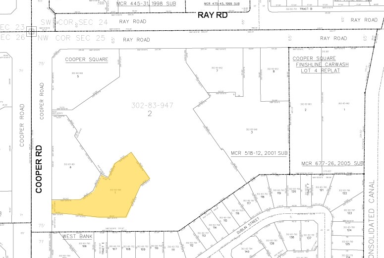 727 W Ray Rd, Gilbert, AZ à louer - Plan cadastral – Image 2 sur 11