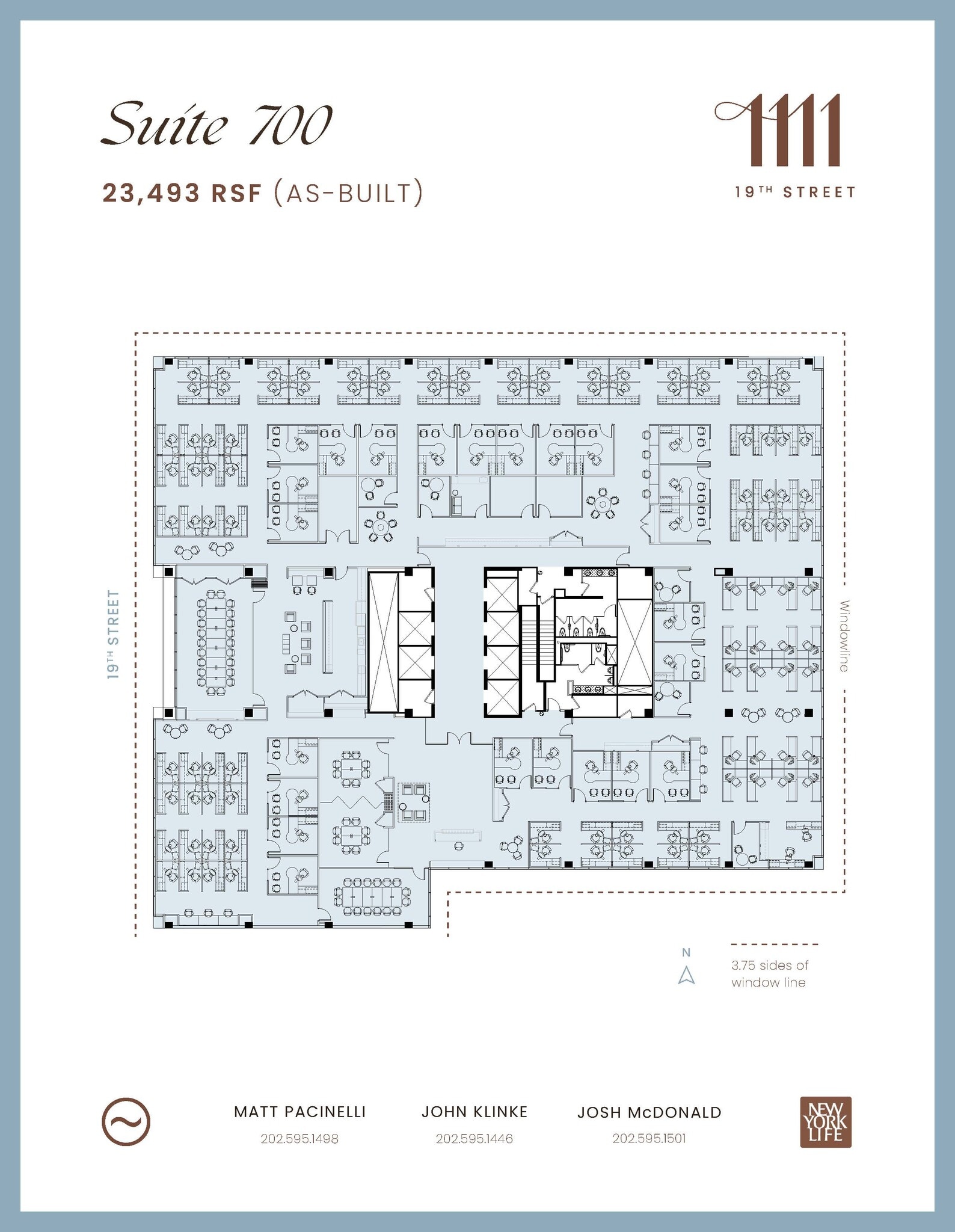 1111 19th St NW, Washington, DC à louer Plan d’étage– Image 1 sur 6