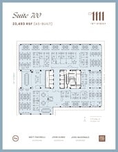 1111 19th St NW, Washington, DC à louer Plan d’étage– Image 1 sur 6