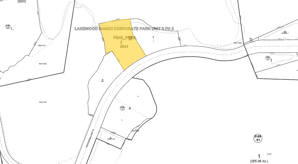 6751 Professional Pky W, Sarasota, FL à louer - Plan cadastral – Image 2 sur 8