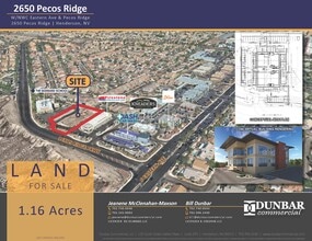 2650 Pecos Ridge, Henderson, NV - Vue aérienne vue de carte