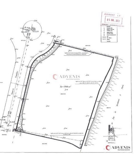 Terrain dans Bassens à vendre - Plan de site – Image 3 sur 5
