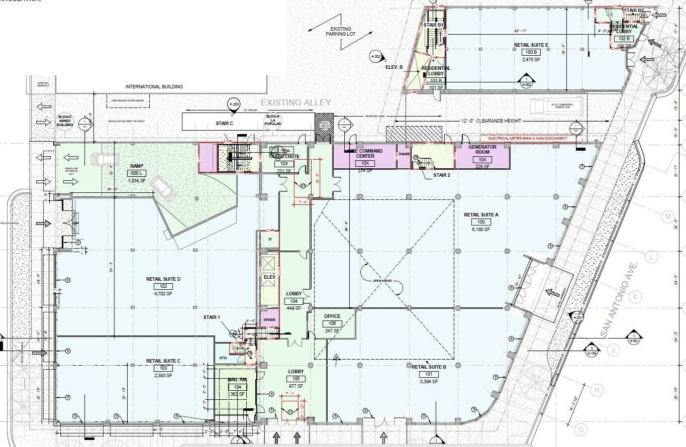 301 E San Antonio Ave, El Paso, TX à louer Plan d’étage– Image 1 sur 1