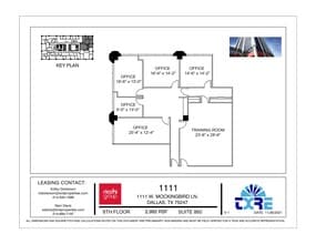 1111 W Mockingbird Ln, Dallas, TX à louer Plan de site– Image 2 sur 2