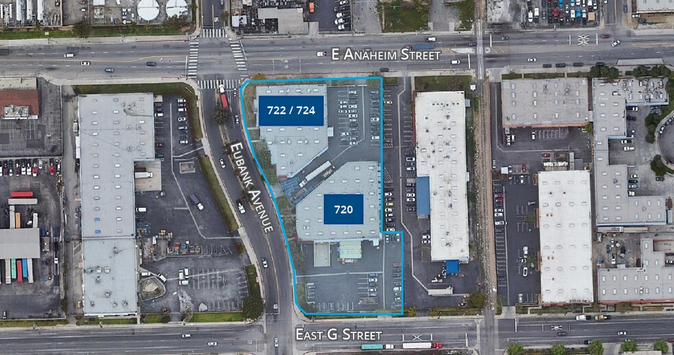 720 Eubank Ave, Wilmington, CA à vendre - Aérien – Image 2 sur 2