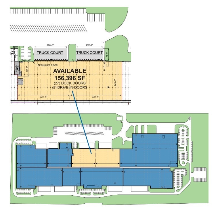 200 Docks Corner Rd, South Brunswick, NJ à louer Plan de site– Image 1 sur 1