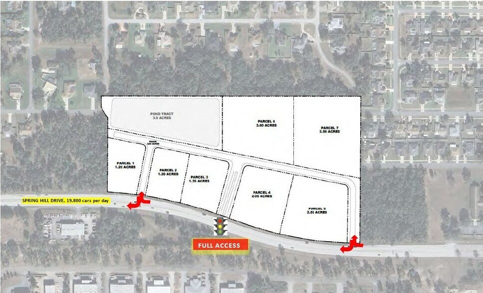 15407 Spring Hill Dr, Spring Hill, FL à vendre - Plan de site – Image 2 sur 5