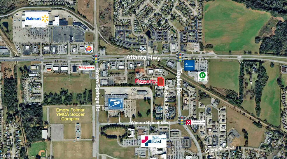 Atlanta Highway/Taylor Road, Montgomery, AL à vendre - Aérien – Image 2 sur 2