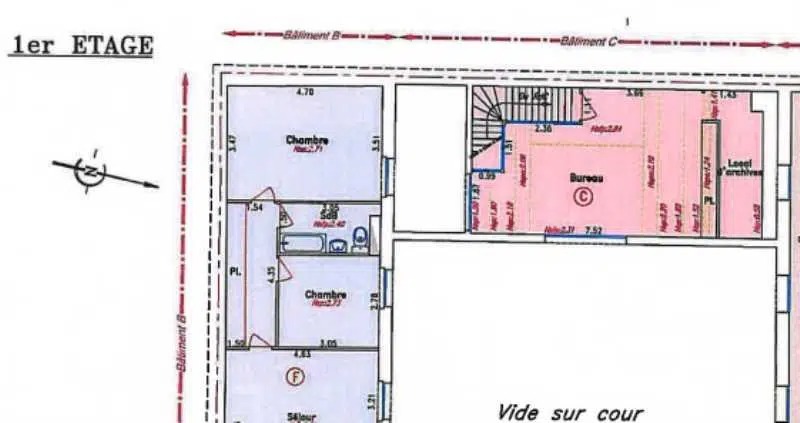 8 Avenue Du Maine, Paris à louer Plan d’étage– Image 1 sur 1