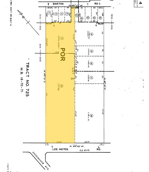 13001-13003 Los Nietos Rd, Santa Fe Springs, CA à vendre - Plan cadastral – Image 2 sur 2