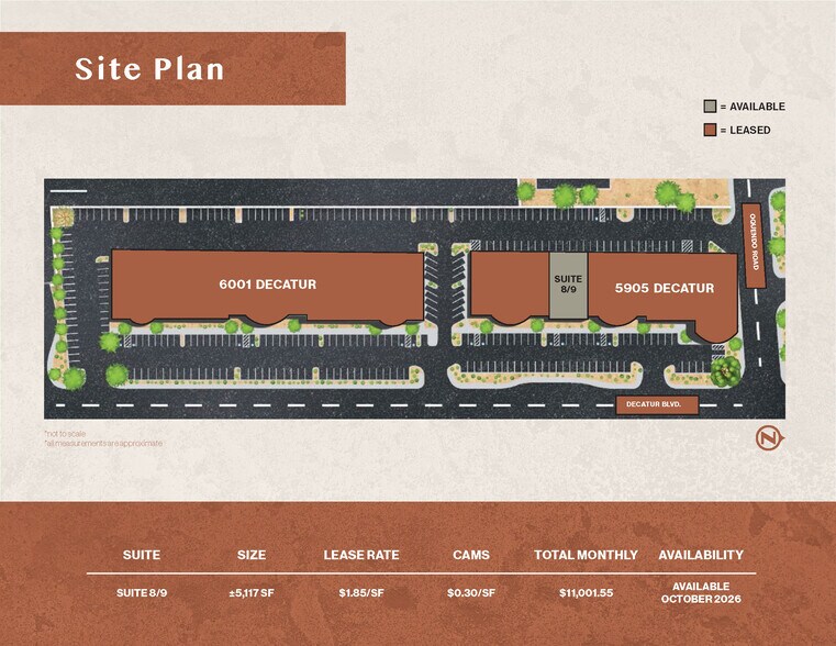 6001 S Decatur Blvd, Las Vegas, NV à louer - Plan de site – Image 2 sur 6