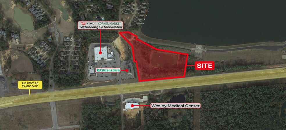 7111 U S Highway 98, Hattiesburg, MS à louer - Photo de l’immeuble – Image 3 sur 5