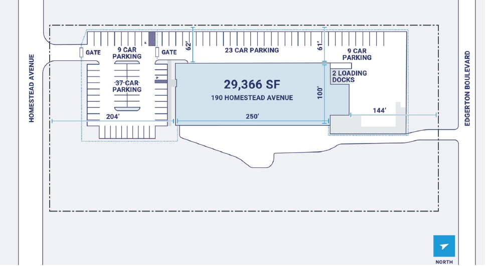 190 Homestead Ave, Avenel, NJ à louer Plan de site– Image 1 sur 1