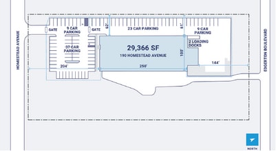 190 Homestead Ave, Avenel, NJ à louer Plan de site– Image 1 sur 1