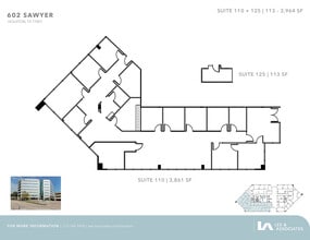602 Sawyer St, Houston, TX à louer Plan d’étage– Image 1 sur 1