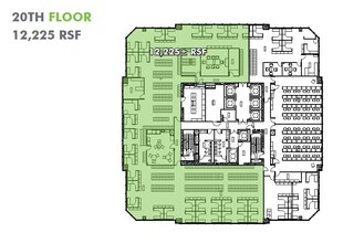 100 N Main St, Winston-Salem, NC à louer Plan d’étage– Image 1 sur 1