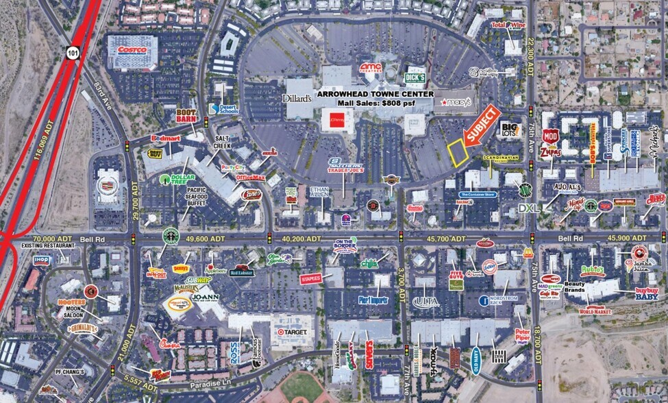 7700 W Arrowhead Towne Ctr, Glendale, AZ à louer - Aérien – Image 2 sur 3