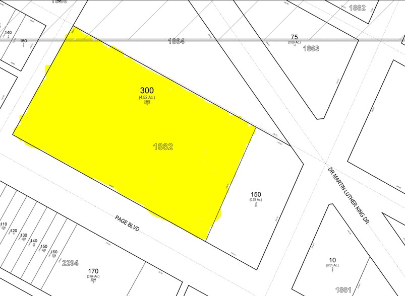 3645-3655 Martin Luther King, Saint Louis, MO à louer - Plan cadastral – Image 2 sur 3