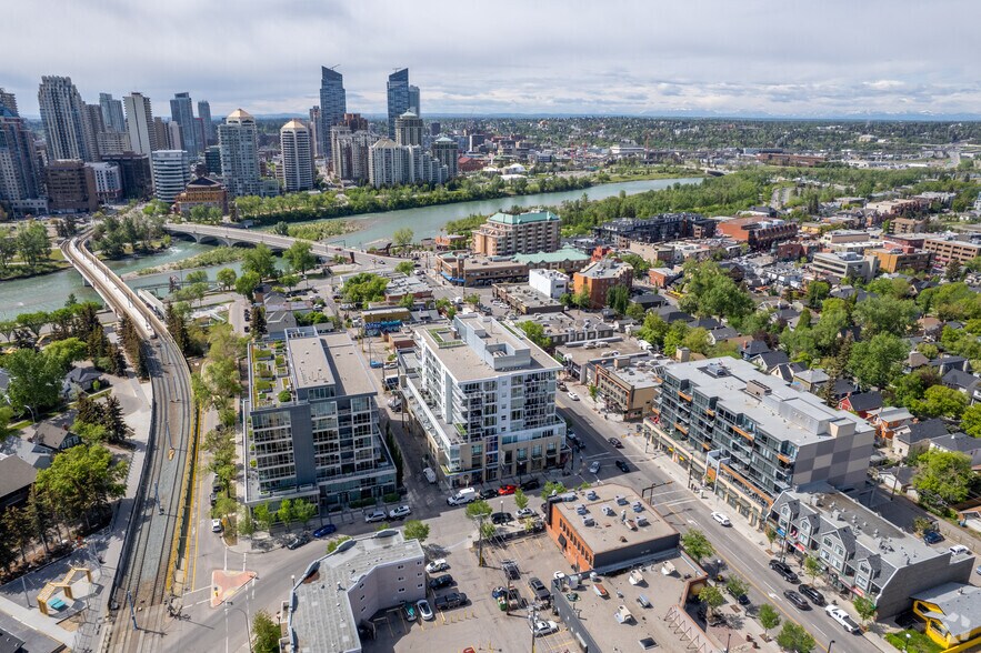 144 10th St NW, Calgary, AB à louer - Aérien – Image 3 sur 6