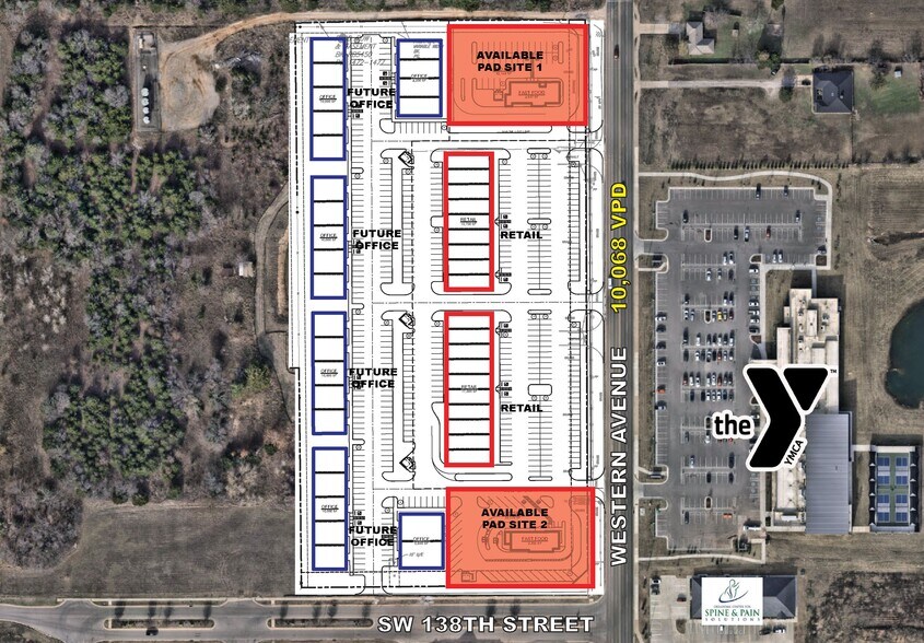 SW 134th & S. Western Ave, Oklahoma City, OK à vendre - Plan de site – Image 2 sur 3