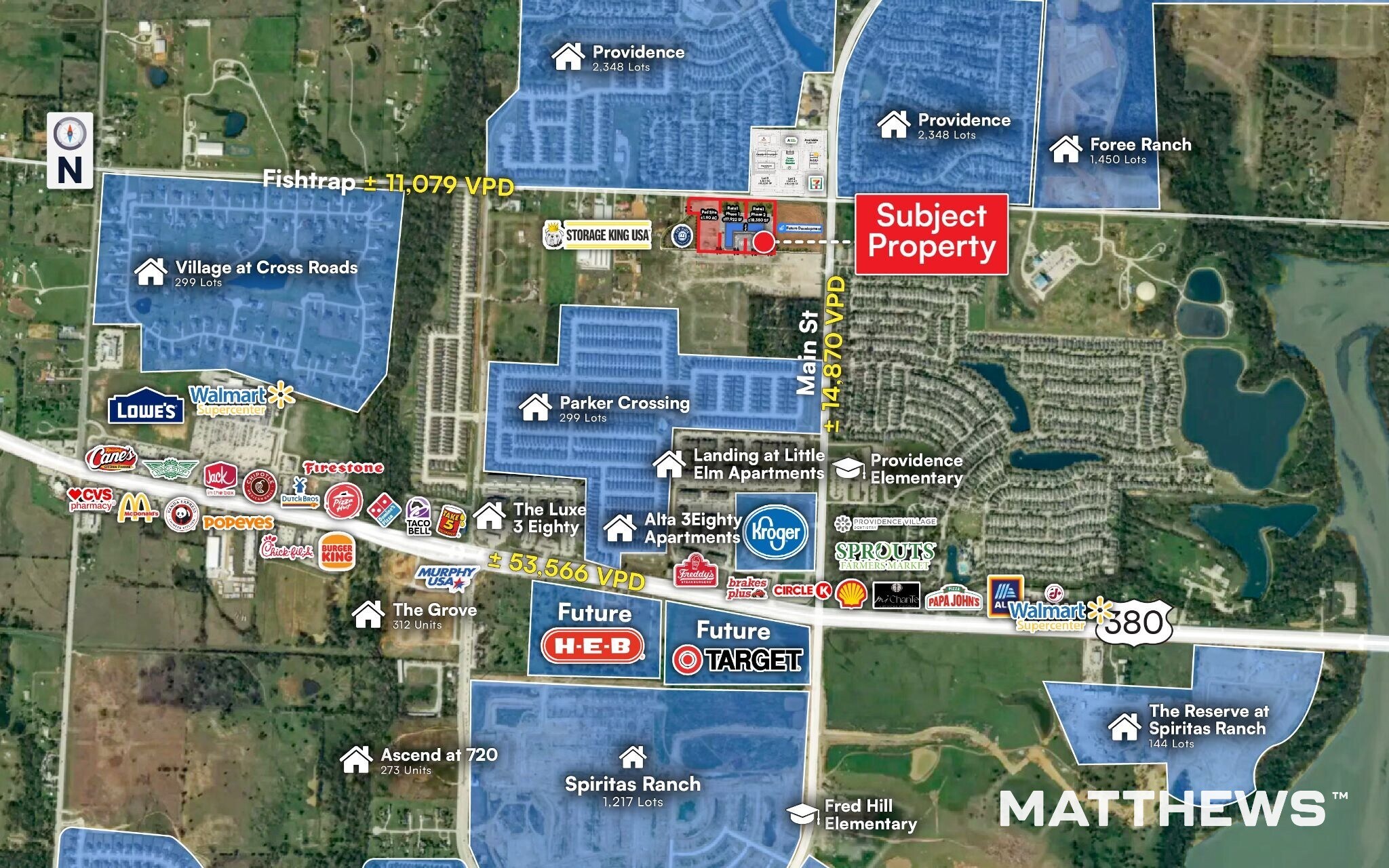 SWQ Main St & Fishtrap Rd, Providence Village, TX à louer Photo principale– Image 1 sur 5